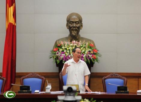 Phó Thủ tướng Nguyễn Thiện Nhân phát biểu tại cuộc họp